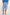 Dalydress men's blue and white checkered shorts, back view, casual summer wear