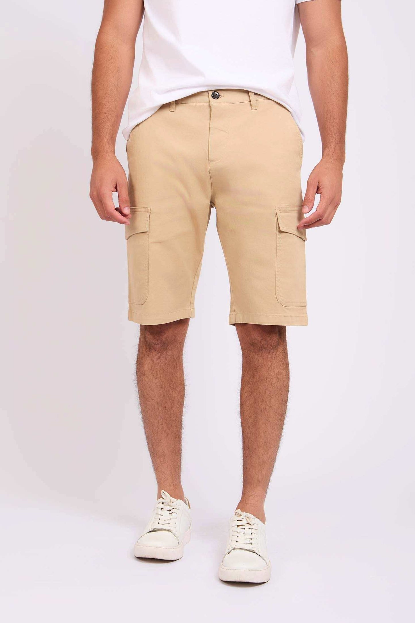 Men Regular Fit Bermuda Brown