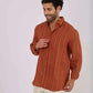 Men Regular Fit Shirt - Brown
