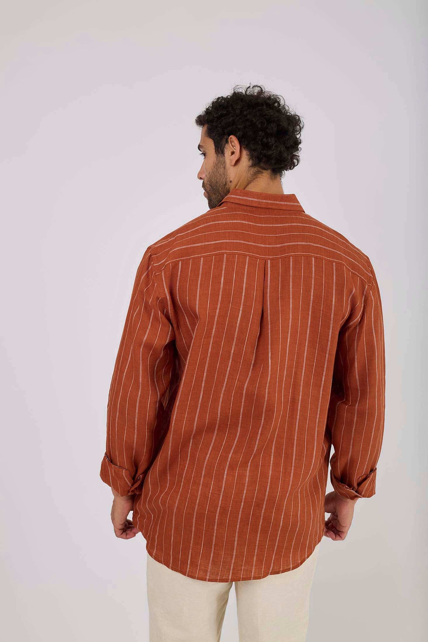 Men Regular Fit Shirt - Brown