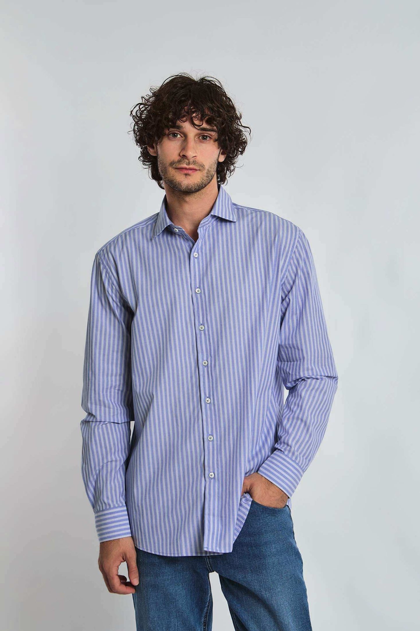 Men Regular Fit Shirt - Navy