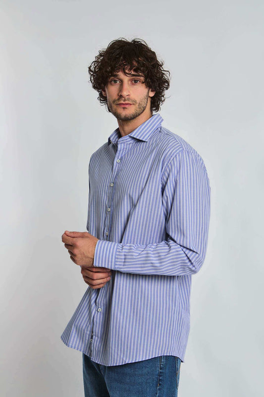 Men Regular Fit Shirt - Navy