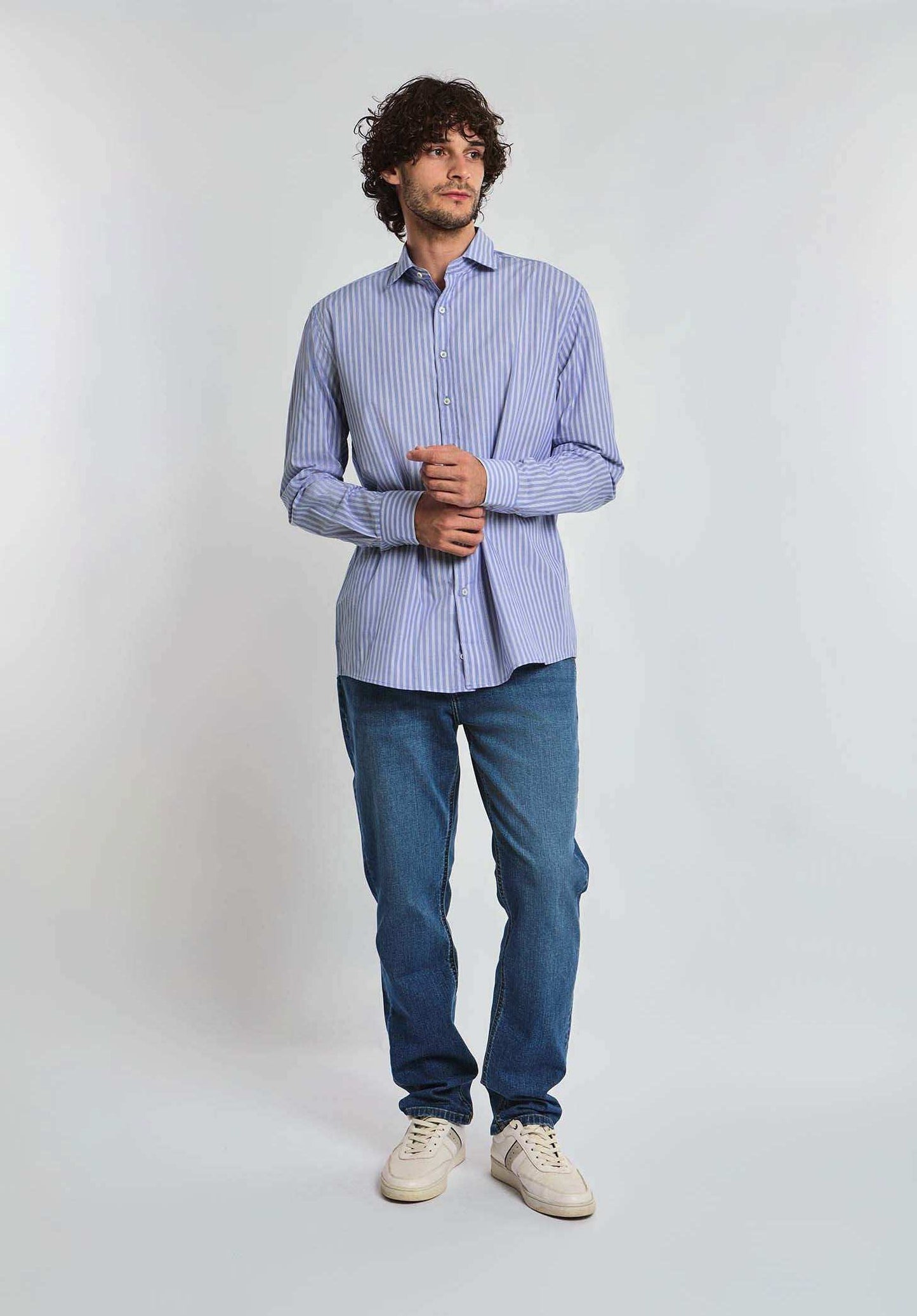 Men Regular Fit Shirt - Navy