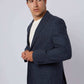 Men Regular Fit Blazer - Blue
