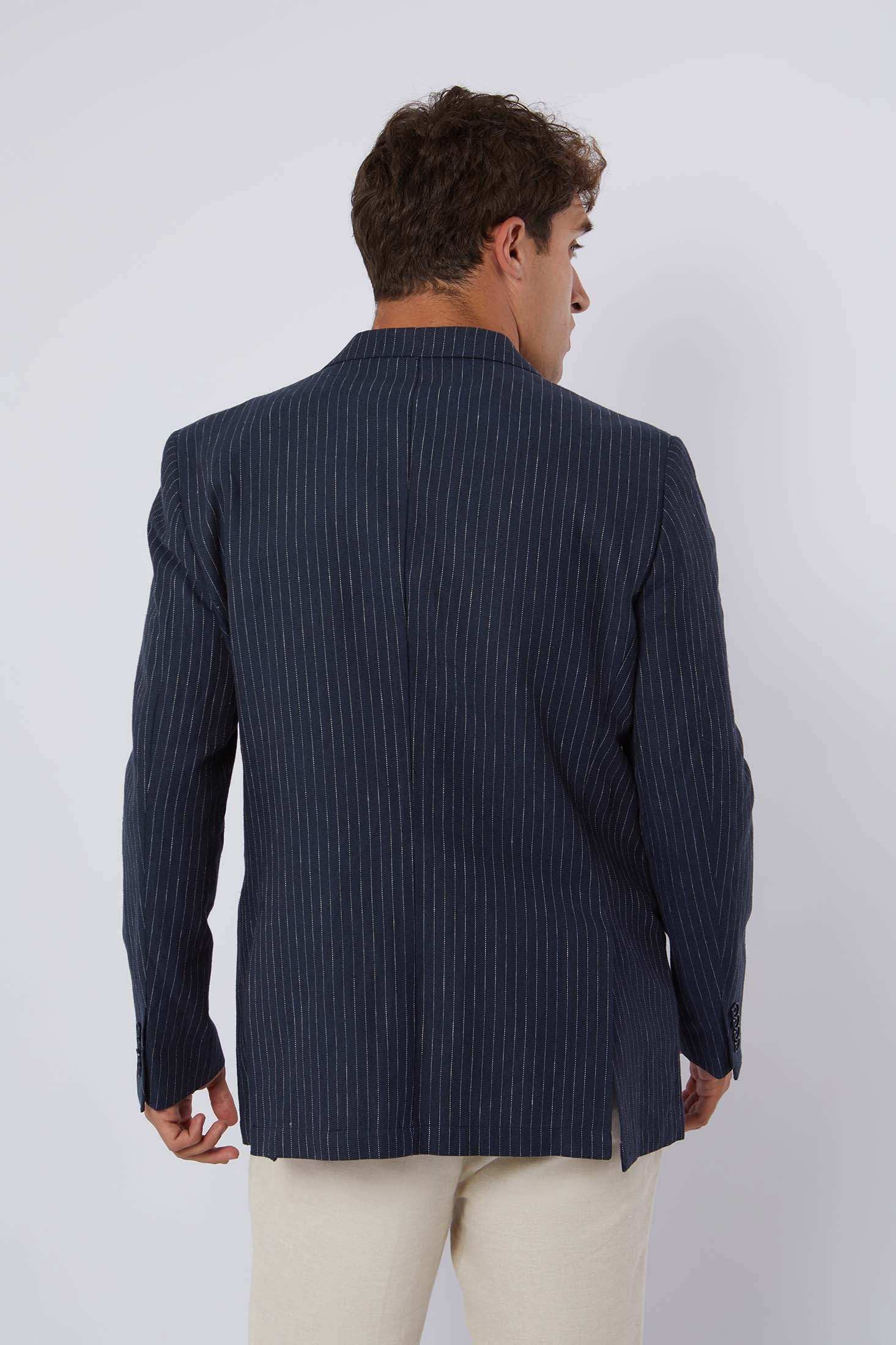 Men Regular Fit Blazer - Blue