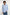 Man wearing light blue Dalydress men's shirt and blue jeans against white background