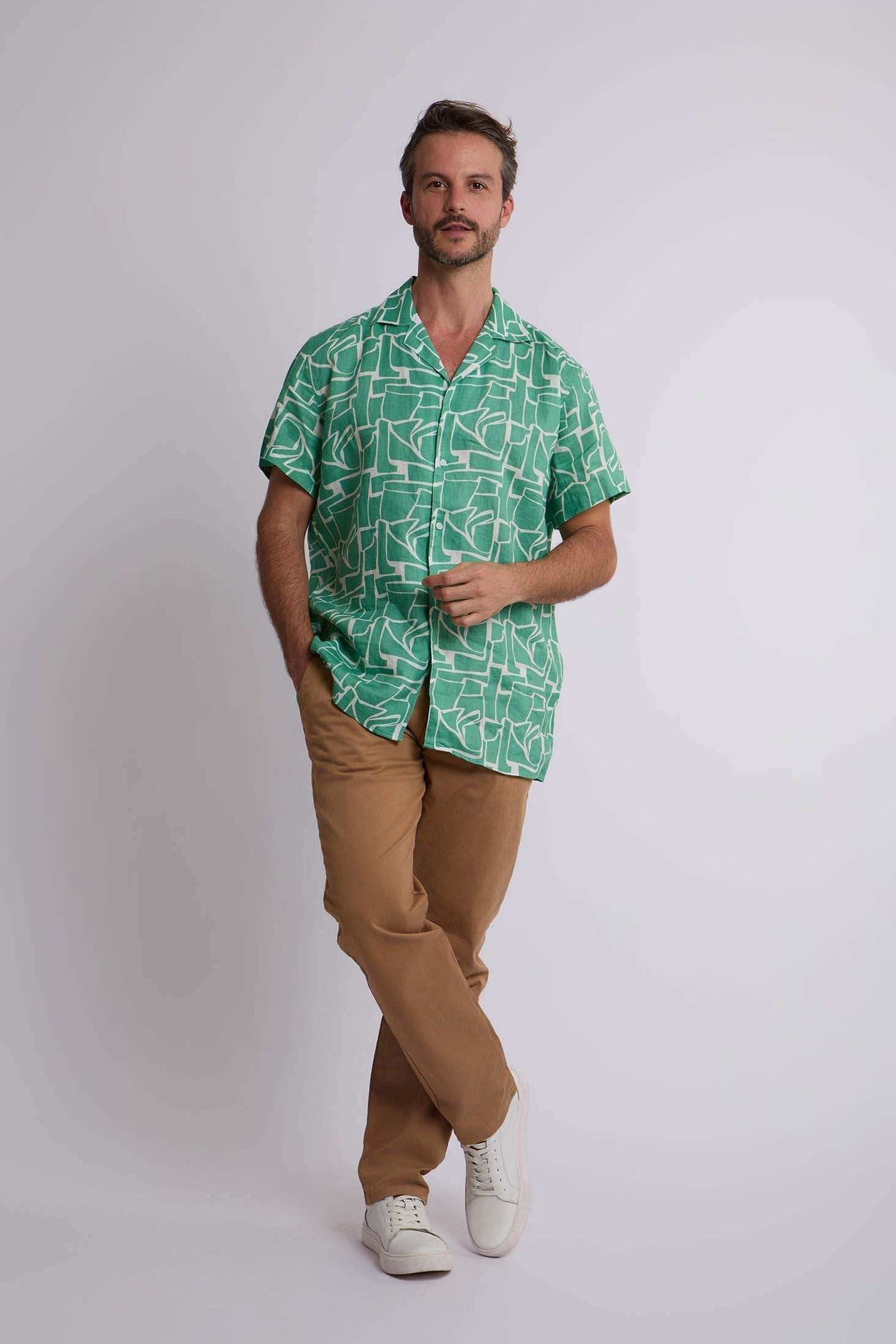 Men Regular Fit Shirt - Green