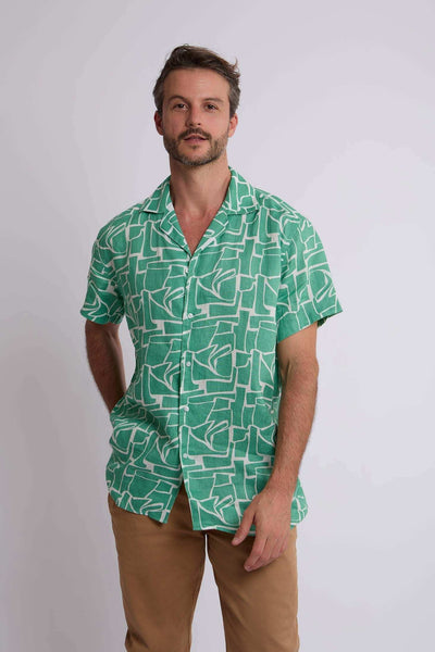 Men Regular Fit Shirt - Green