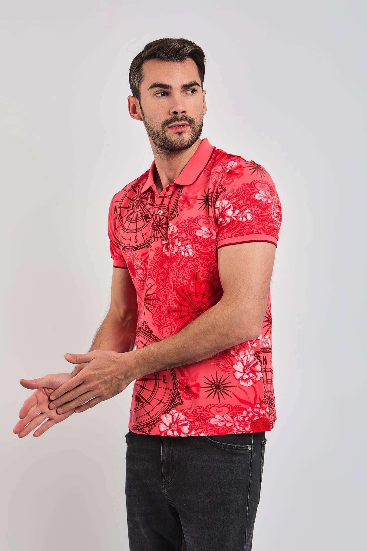 بولو الرجال العادي - الأبيض