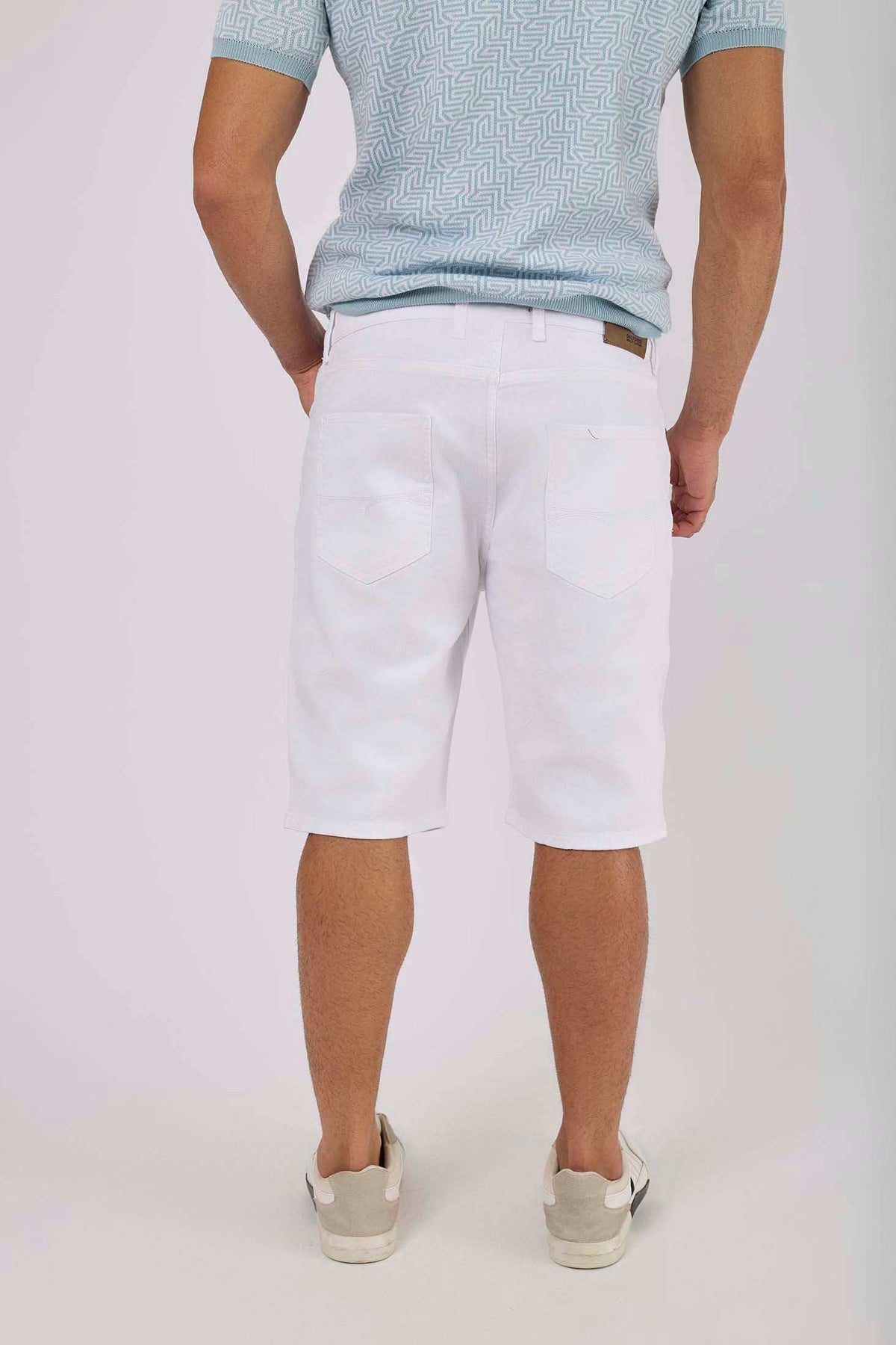 Men Regular Fit Shorts - White