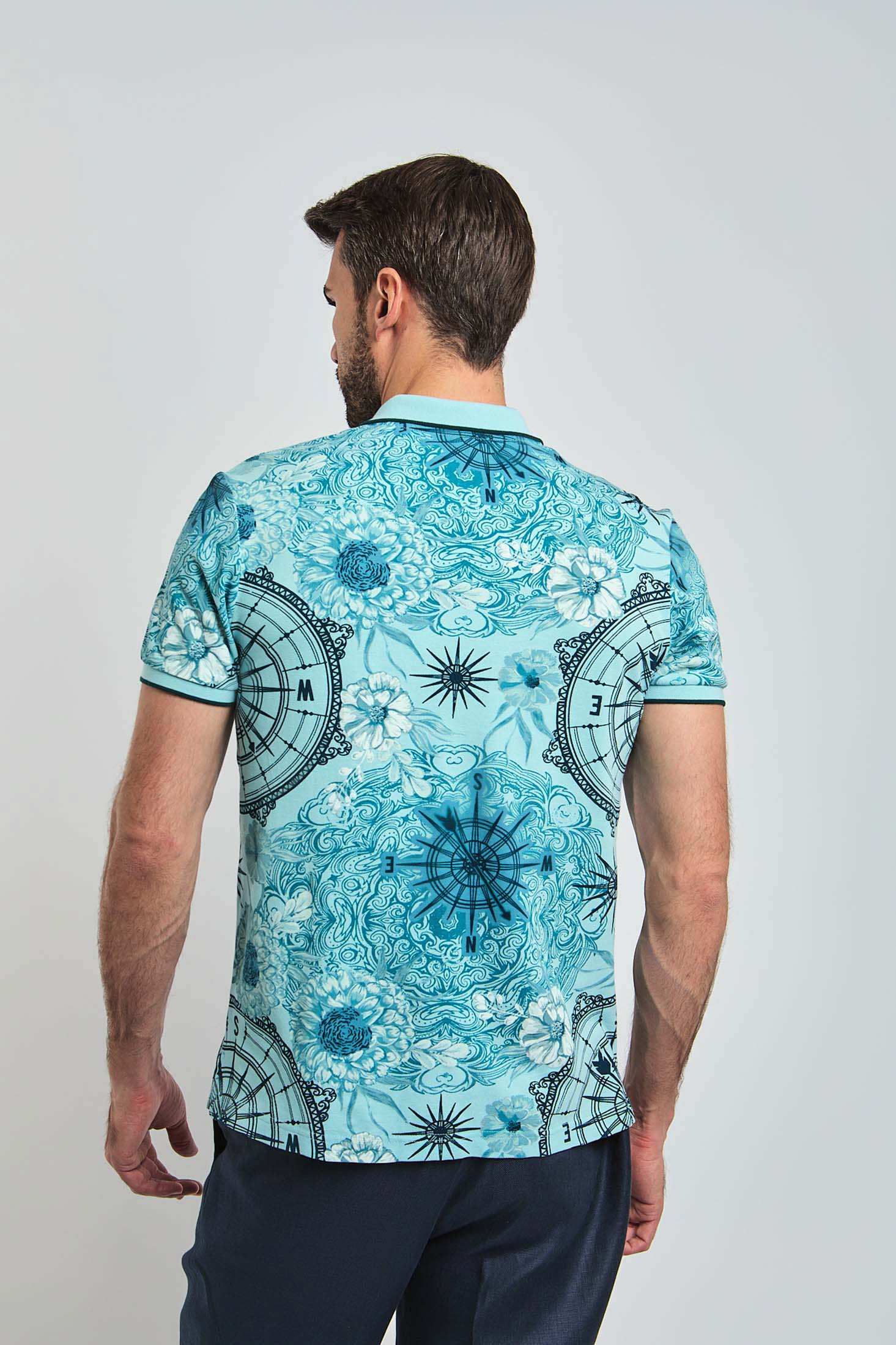 بولو الرجال العادي - الأبيض