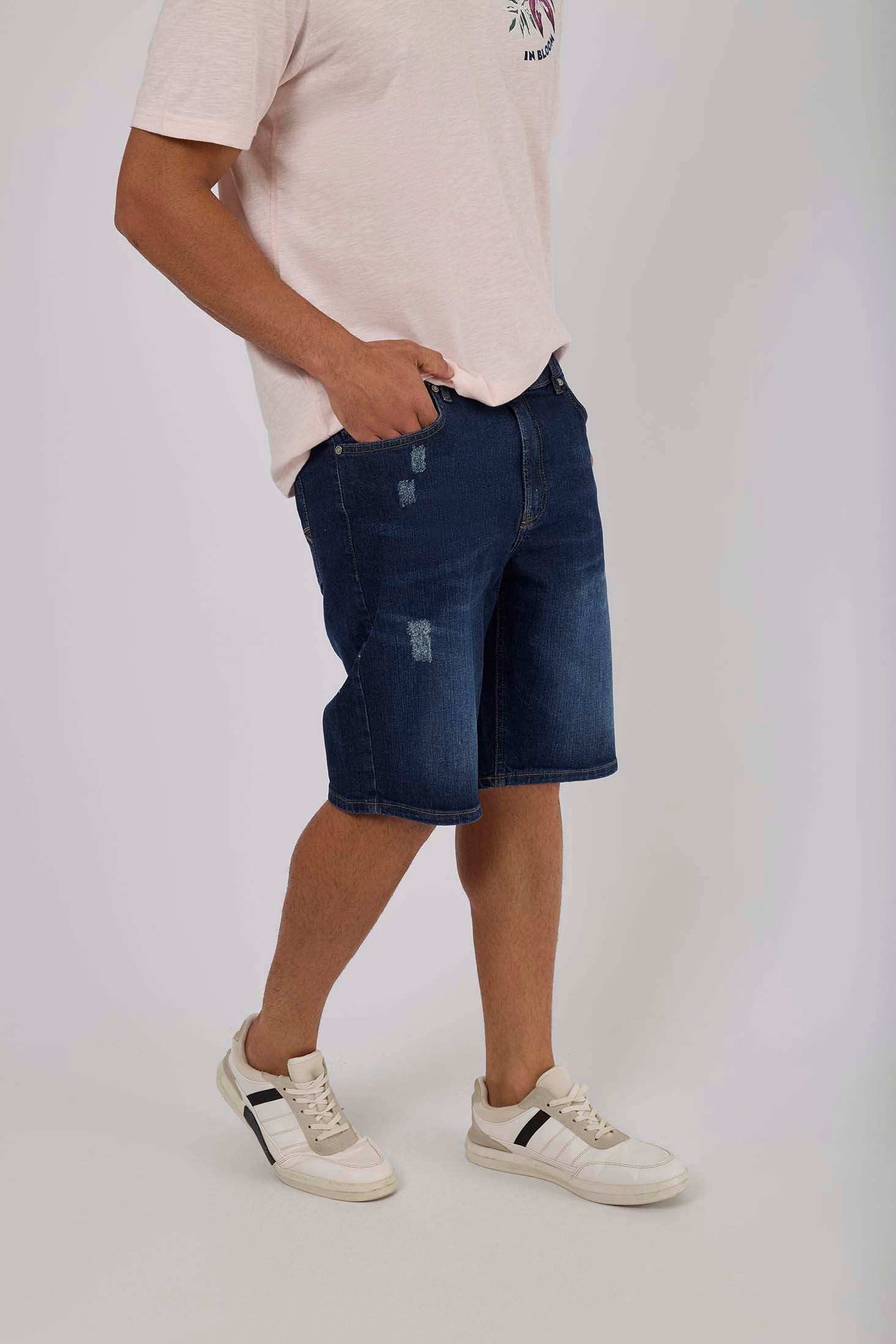 Men Regular Fit Shorts - Blue