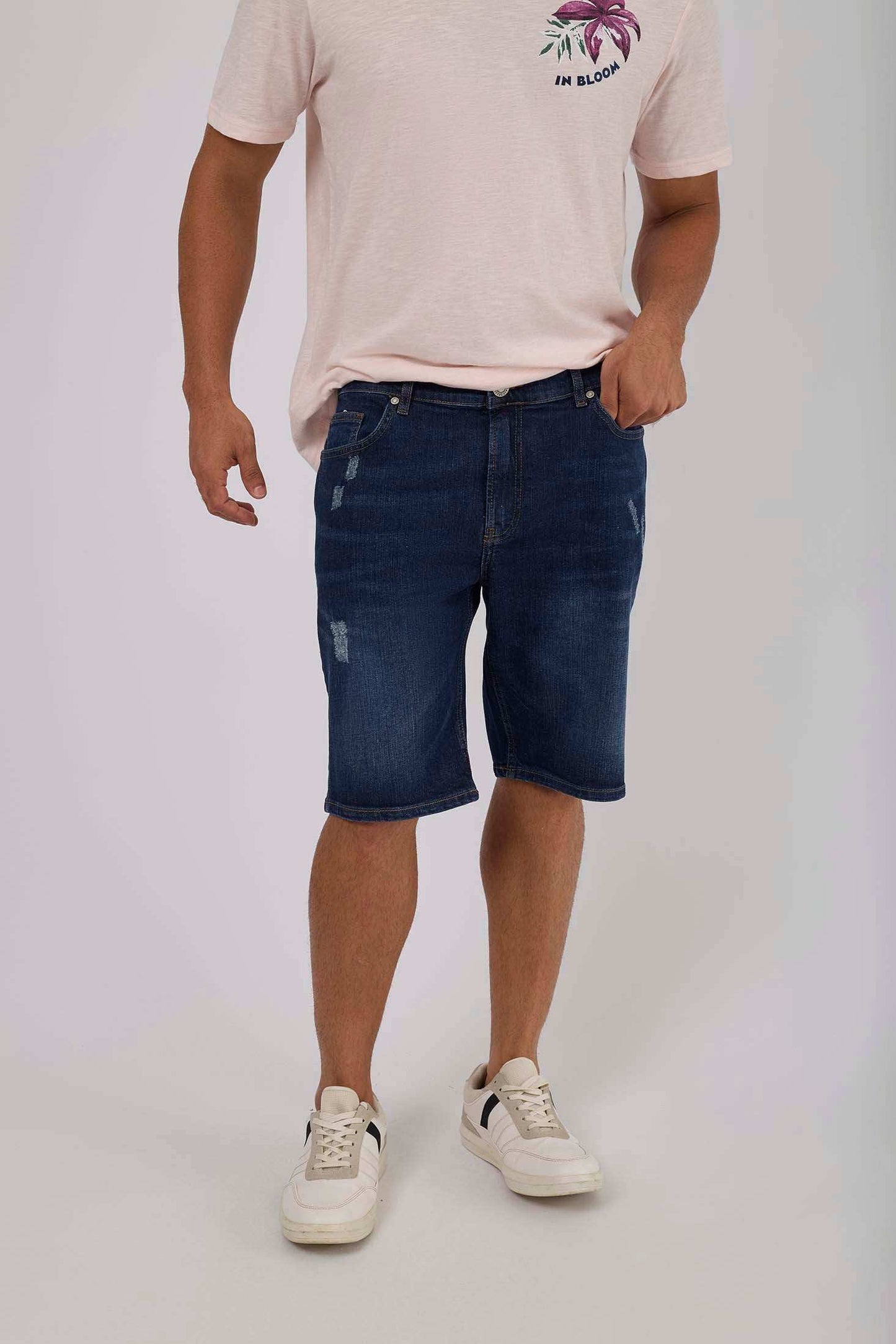 Men Regular Fit Shorts - Blue