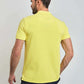 قميص بولو رجالي بقصّة عادية - أصفر