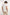 Dalydress men's casual white t-shirt with tan trim sleeves and beige shorts, back view