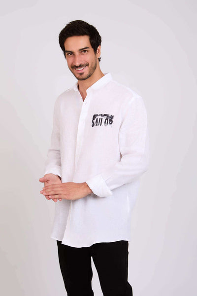 Men Regular Fit Shirt - White