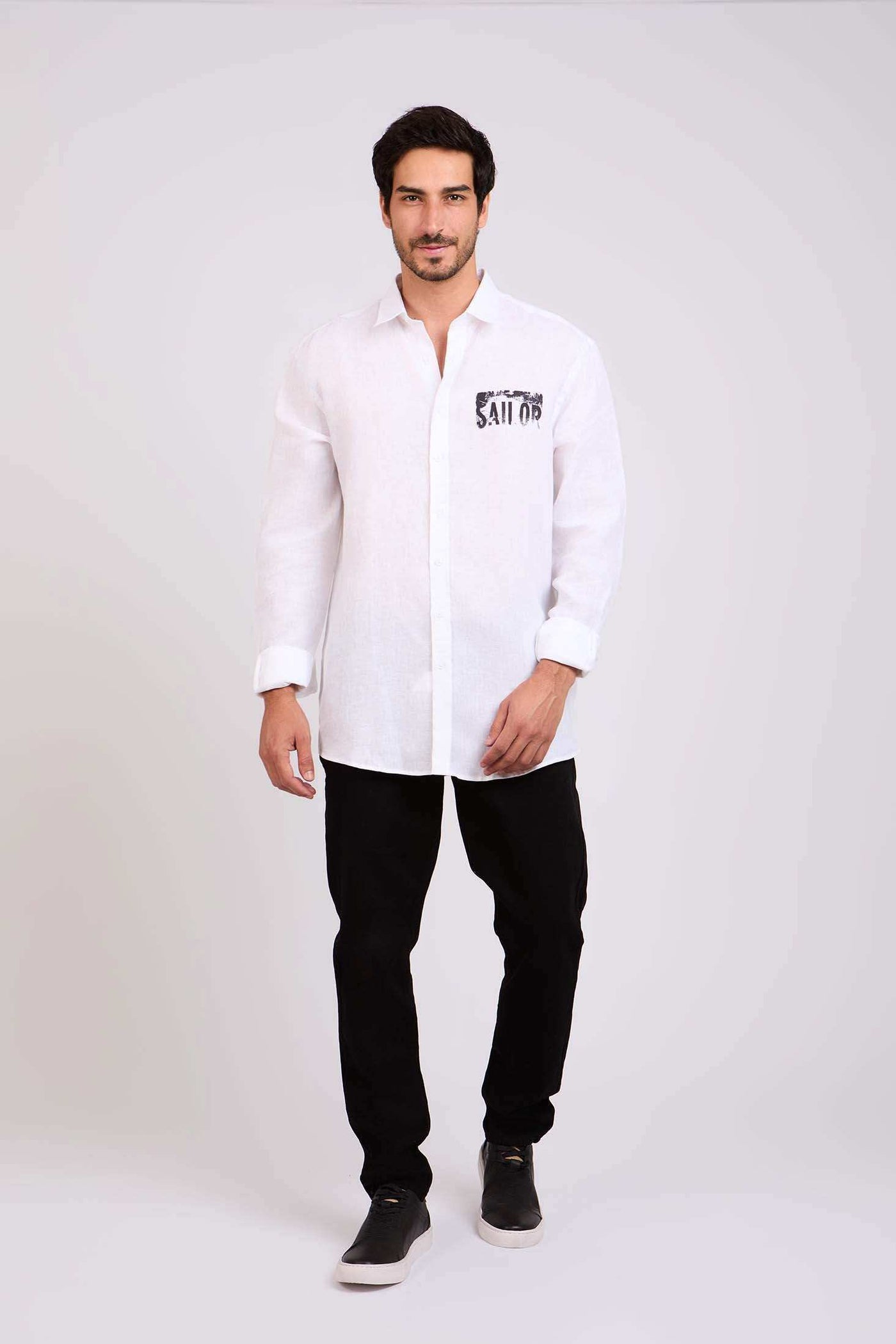 Men Regular Fit Shirt - White