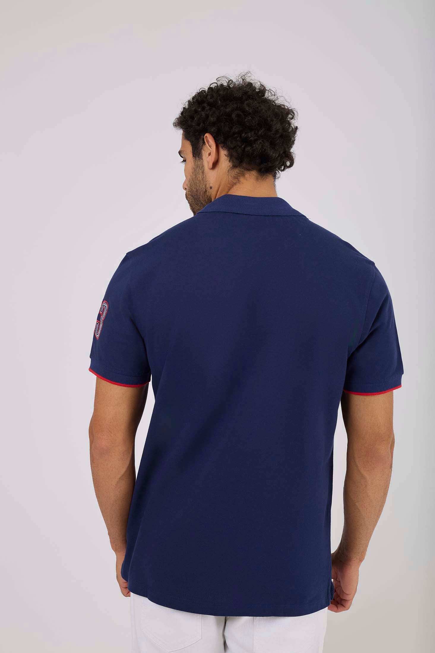 بولو الرجال العادي - الأبيض