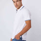Men Regular Fit Polo - White