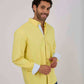 Men Regular Fit Shirt - Yellow