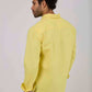 Men Regular Fit Shirt - Yellow