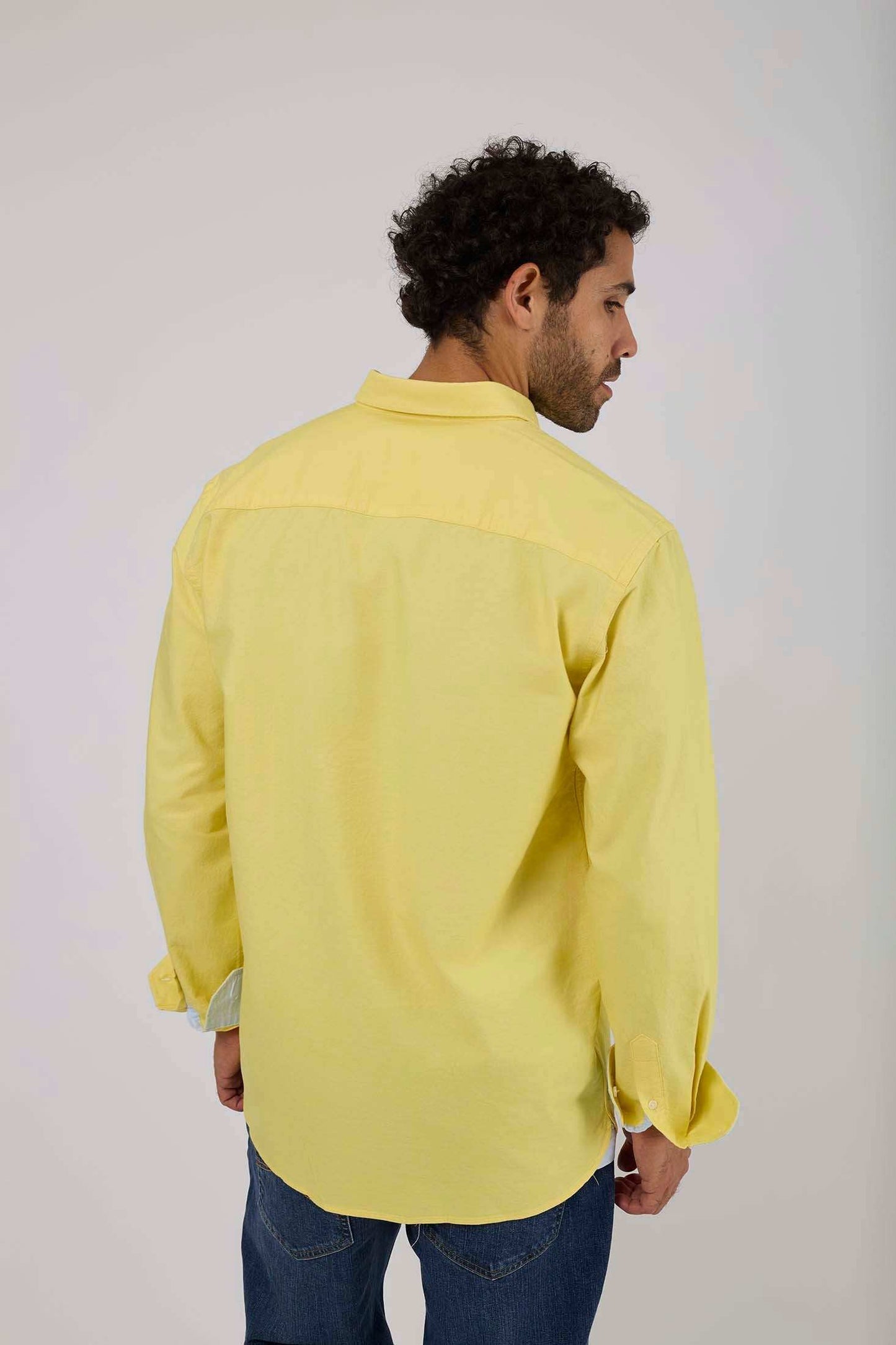 Men Regular Fit Shirt - Yellow