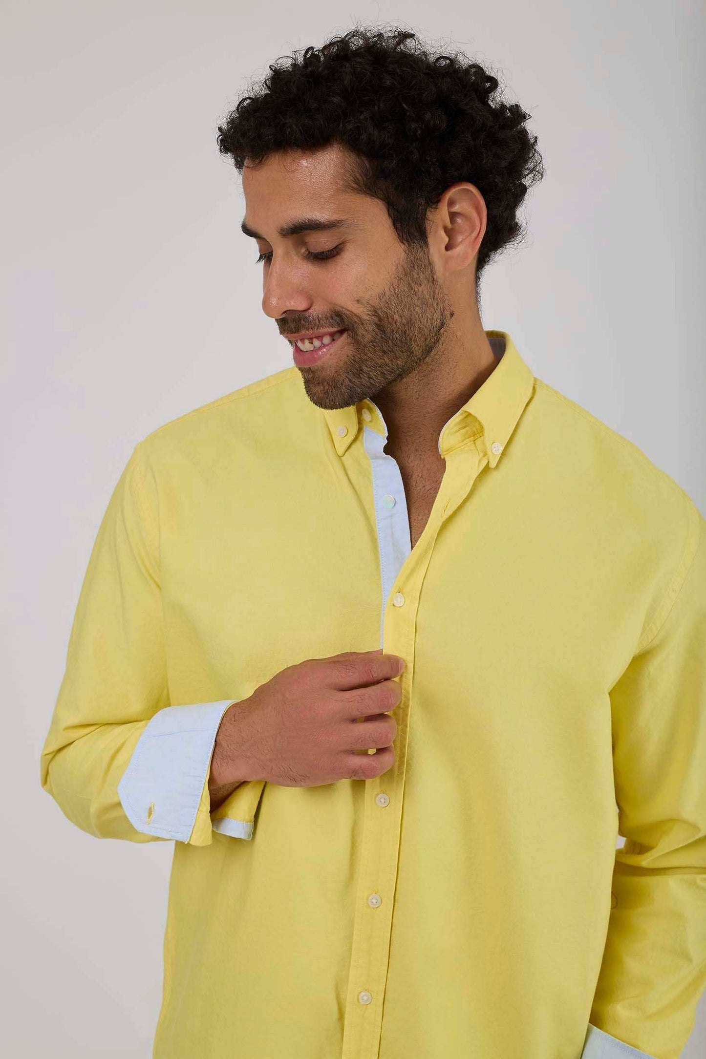 Men Regular Fit Shirt - Yellow