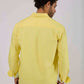 Men Regular Fit Shirt - Yellow