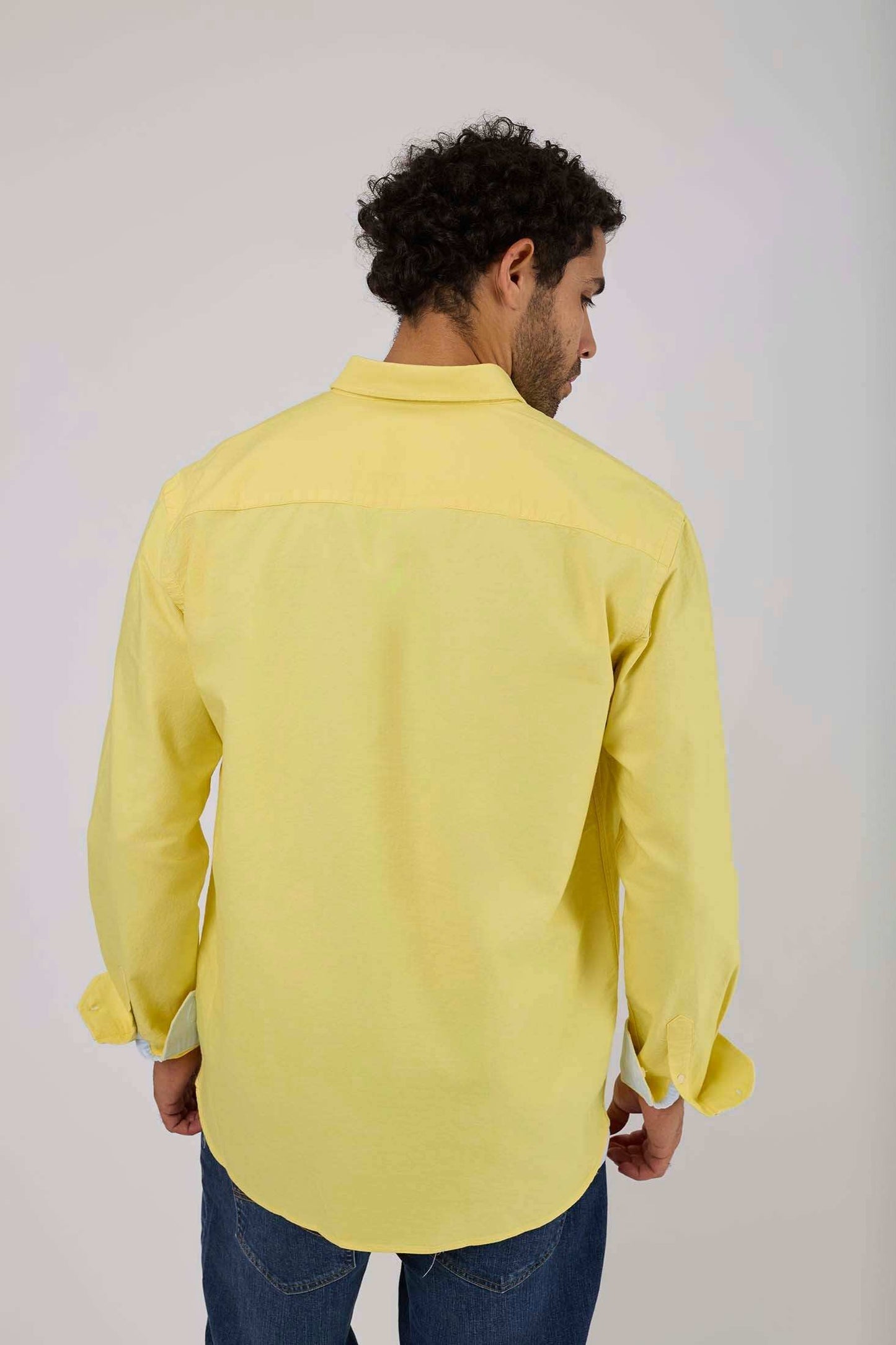 Men Regular Fit Shirt - Yellow