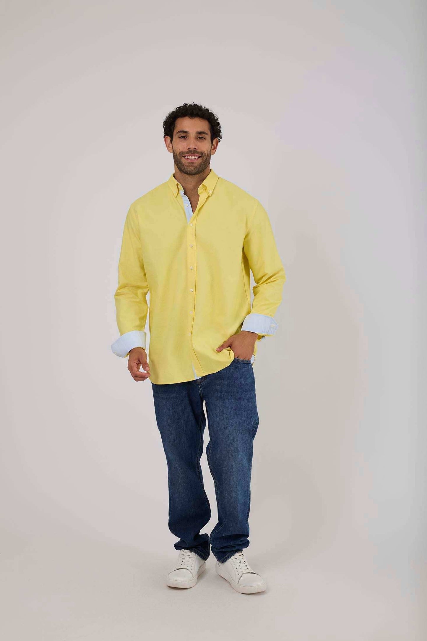 Men Regular Fit Shirt - Yellow