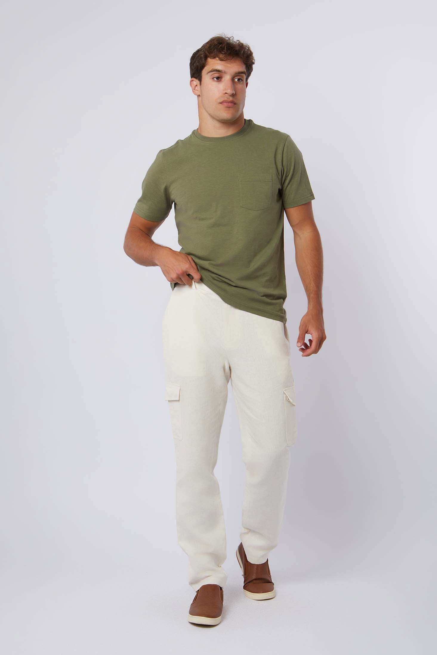 Men Regular Fit Pant - Off white