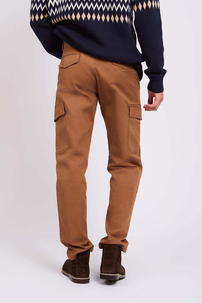 Men Regular Fit Pant - Brown