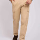 Men Regular Fit Pants Brown