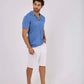 Men Regular Fit Polo - Blue