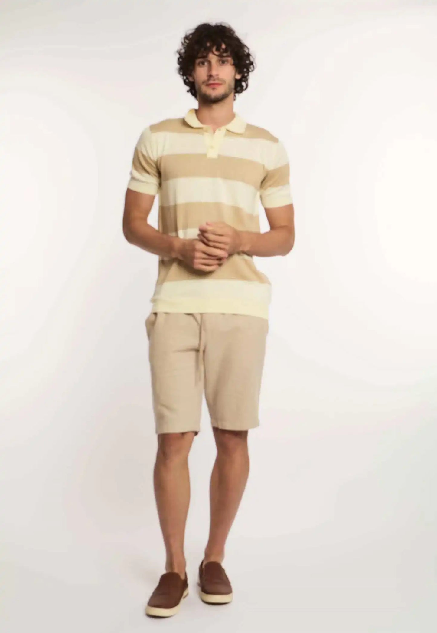 Men Regular Fit Polo - Off White