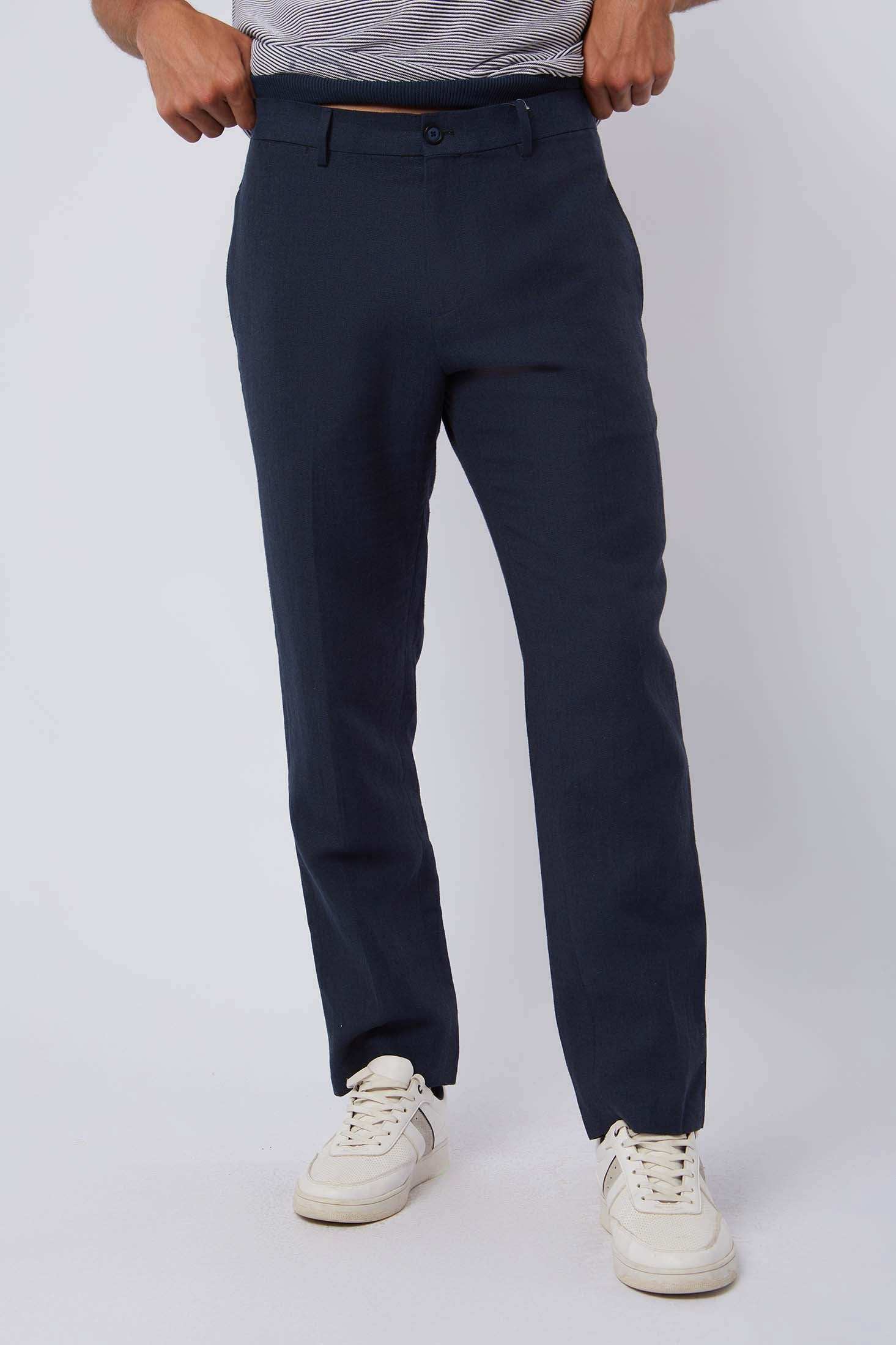 Men Regular Fit Pant - Blue