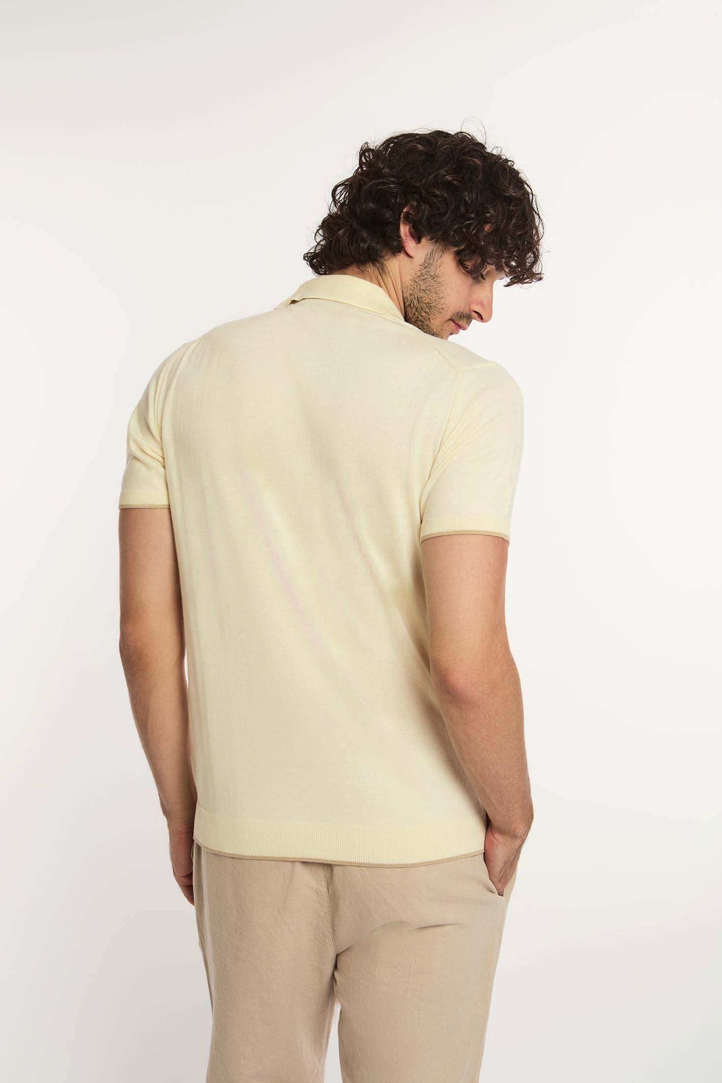 Men Regular Fit Polo - Brown