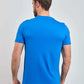 تي شيرت رجالي بقصّة عادية - أزرق
