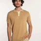 Men Regular Fit Polo - Brown