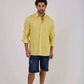 Men Regular Fit Shirt - Yellow