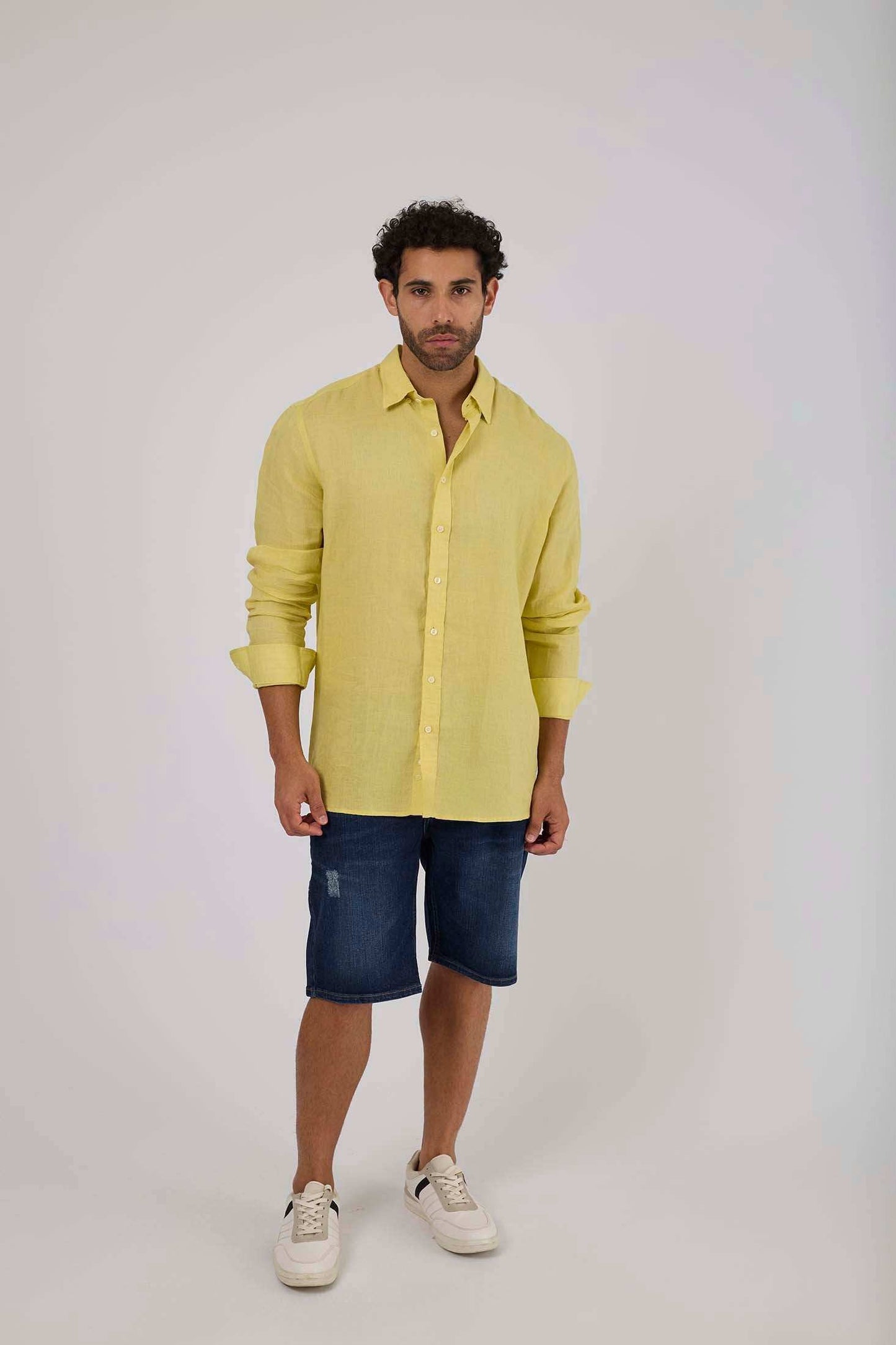 Men Regular Fit Shirt - Yellow