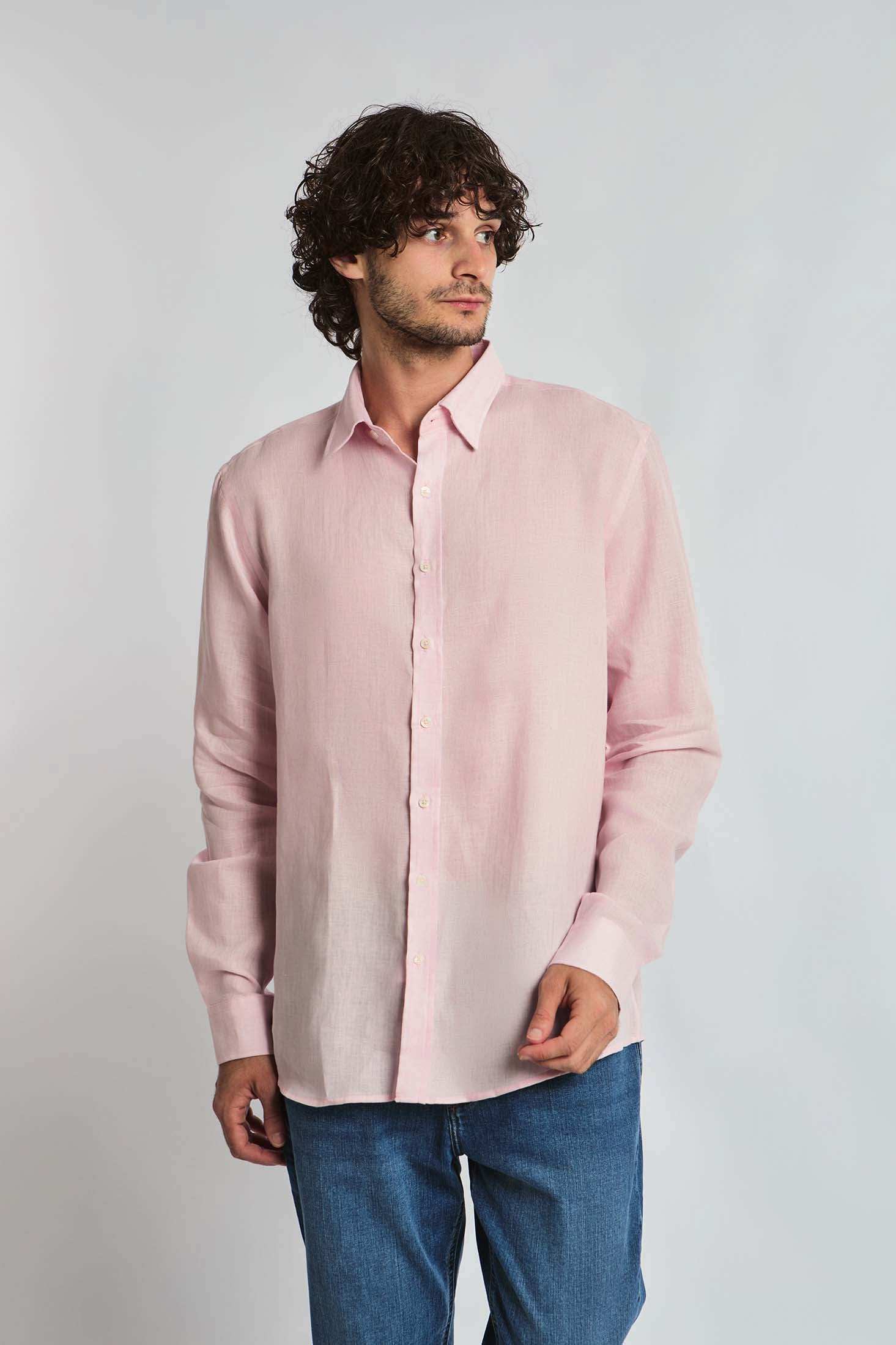 Men Regular Fit Shirt - Pink