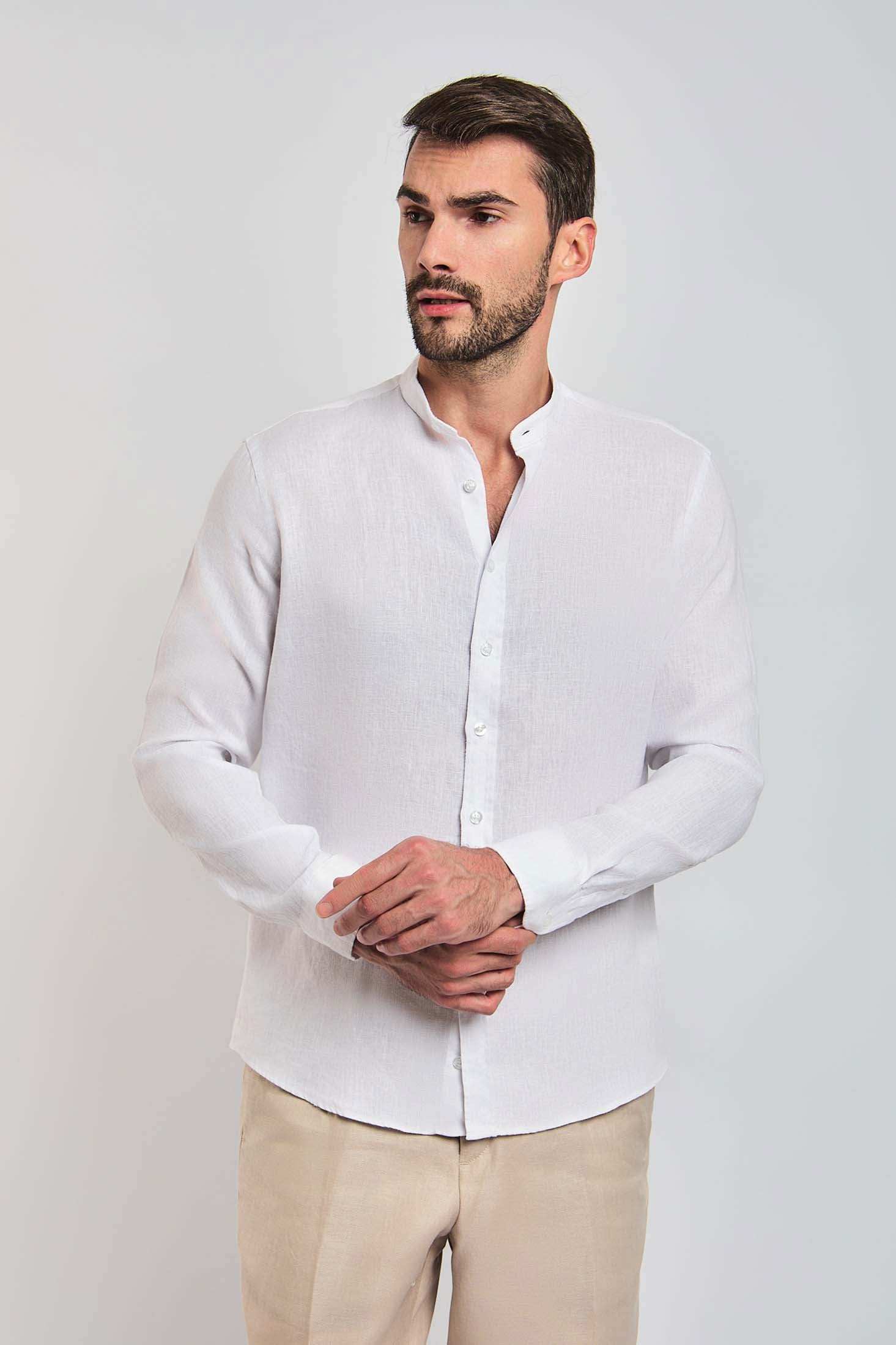 Men Regular Fit Shirt - White