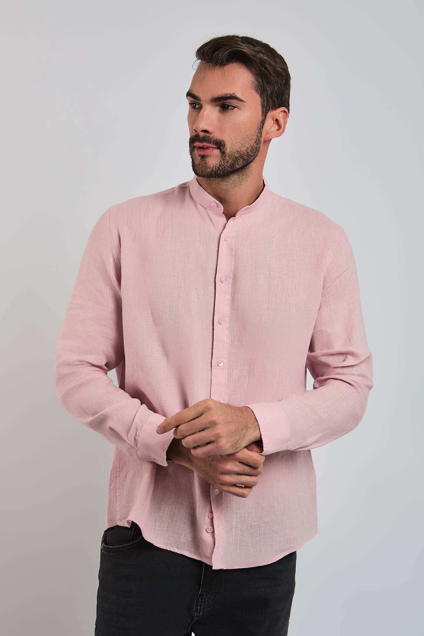 Men Regular Fit Shirt - Pink