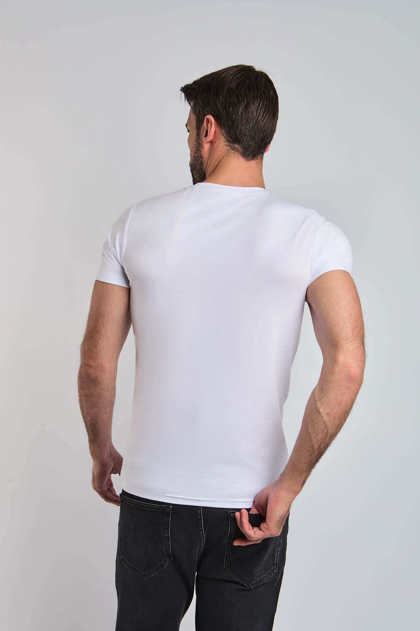 Men Regular Fit T-shirt - White