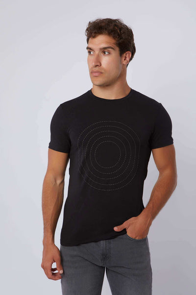 Men Regular Fit T-shirt - Black