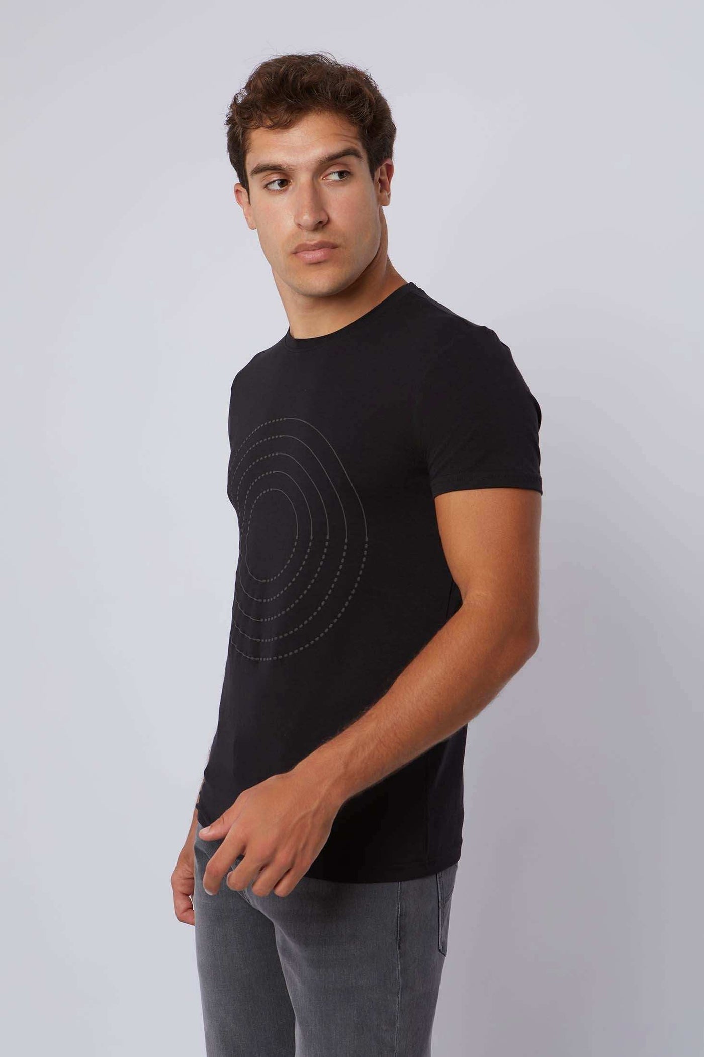 Men Regular Fit T-shirt - Black