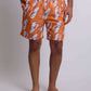 Men Regular Fit Swimming Short - Orange