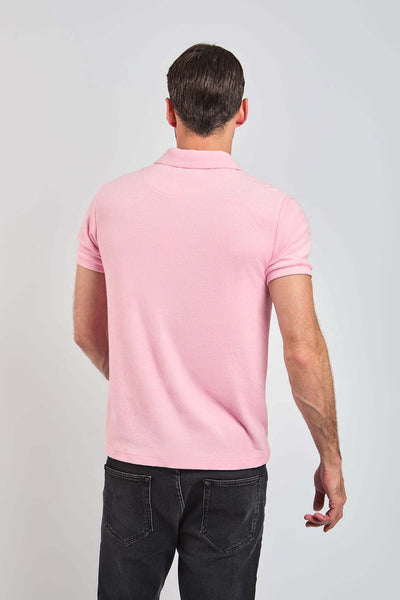 Men Regular Fit Polo - Pink