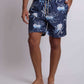 Men Regular Fit Swimming Short - Navy